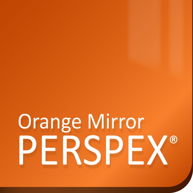 Orange Mirror Perspex
